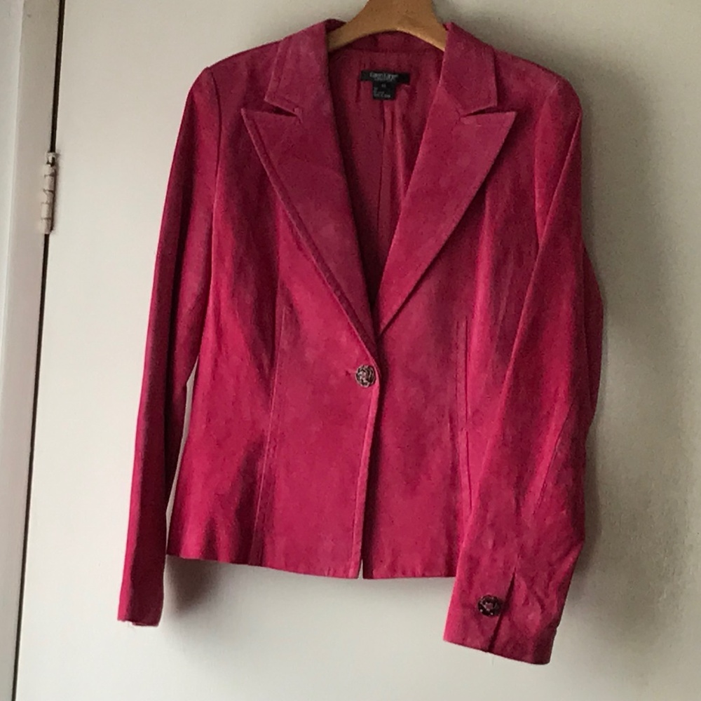 Karen Kane suede blazer